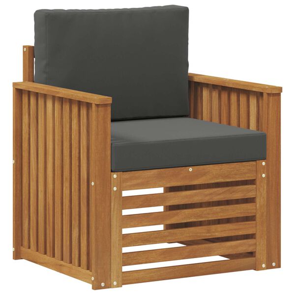 vidaXL Venkovn&iacute; pohovkov&aacute; souprava Př&iacute;rodn&iacute; 71 x 63 x 73 cm