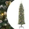 vidaXL Uměl&yacute; &scaron;t&iacute;hl&yacute; v&aacute;nočn&iacute; strom Zelen&aacute; a b&iacute;l&aacute; 240 cm