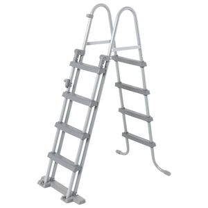 Bestway Baz&eacute;nov&yacute; žebř&iacute;k Flowclear 4 stupně 122 cm