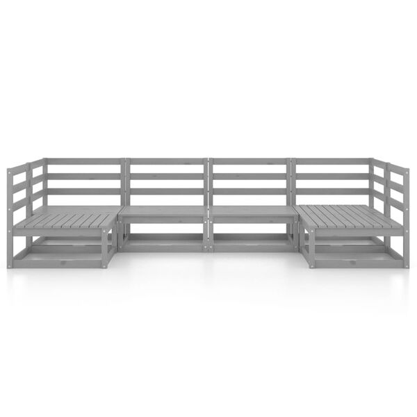 vidaXL 6d&iacute;ln&aacute; zahradn&iacute; sedac&iacute; souprava masivn&iacute; borovice