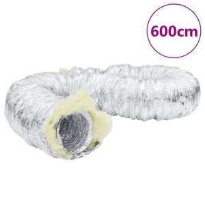 vidaXL Ventilačn&iacute; potrub&iacute; izolovan&eacute; hlin&iacute;k 6 m &Oslash; 10 cm
