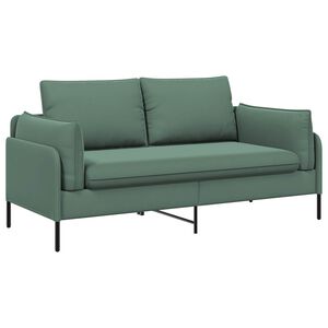 vidaXL Sofa pro dvě osoby Mořsk&aacute; zelen&aacute; 188 x 81 x 89 cm Samet