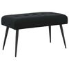 vidaXL Lavice s knofl&iacute;kov&yacute;m pro&scaron;&iacute;v&aacute;n&iacute;m Čern&aacute; 80 x 40 x 46 cm Samet