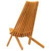 vidaXL Skládací zahradní židle 2 pcs Hnědá 56 x 69 x 84 m