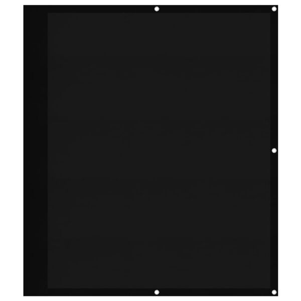 vidaXL Balkonov&aacute; z&aacute;stěna čern&aacute; 120 x 700 cm 100% polyester oxford