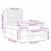 vidaXL Postel s boxspringem s matrac&iacute; Tmavě zelen&aacute; 120 x 200 cm samet