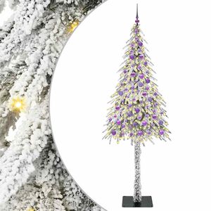 vidaXL V&aacute;nočn&iacute; stromeček s 300 LED diodami B&iacute;l&aacute; 210 cm PE a Ocel