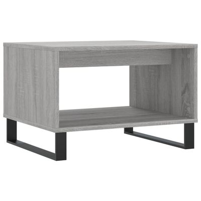 vidaXL Konferenční stolek šedý sonoma 60 x 50 x 40 cm kompozitní dřevo