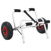 vidaXL Voz&iacute;k na kajak skl&aacute;dac&iacute; 45 kg hlin&iacute;k