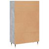 vidaXL Skříň highboard betonově šedá 69,5x31x115 cm kompozitní dřevo