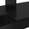 vidaXL Stůl s policí Černý dub 100 x 40 x 90 cm Kompozitní dřevo