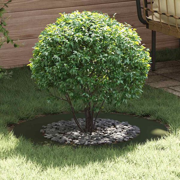 vidaXL vhodn&yacute; pro ploch&yacute; stromov&yacute; kroužek Olivově zelen&aacute; &Oslash;50 / 80 cm