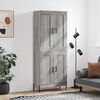 vidaXL Skř&iacute;ň highboard &scaron;ed&aacute; sonoma 69,5 x 34 x 180 cm kompozitn&iacute; dřevo