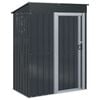 vidaXL Zahradn&iacute; kůlny Antracit 137 x 81 x 180 cm Kov