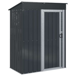 vidaXL Zahradn&iacute; kůlny Antracit 137 x 81 x 180 cm Kov