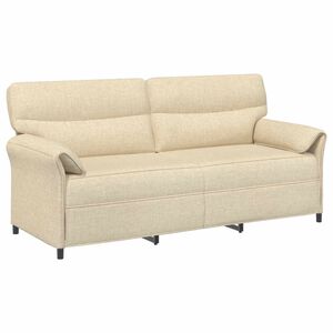 vidaXL 3-m&iacute;stn&eacute; sofa Pro 3 osobu Kr&eacute;mov&aacute; 198 x 83 x 95 cm Textil