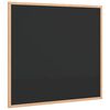 vidaXL Kř&iacute;dov&aacute; tabule s r&aacute;mem z masivn&iacute;ho borovicov&eacute;ho dřeva čern&aacute; 60 x 55 cm
