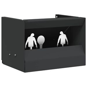 vidaXL Magnetick&aacute; střelnice lapač diabolek 4+1 terč&iacute;ky ve tvaru zombie