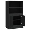 vidaXL Skř&iacute;ň highboard čern&aacute; 60 x 35,5 x 103,5 kompozitn&iacute; dřevo