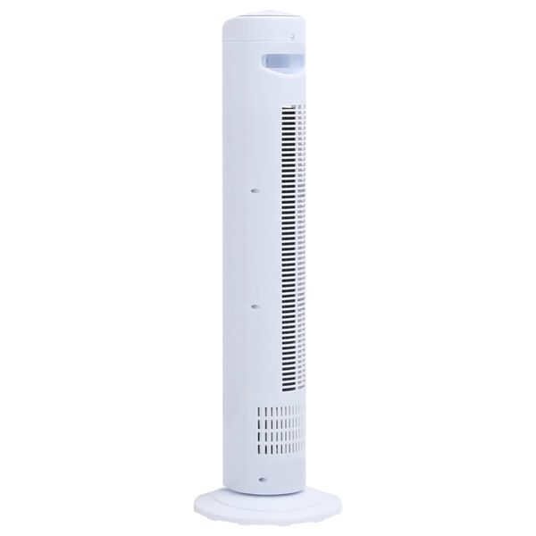 vidaXL Věžov&yacute; ventil&aacute;tor &Phi;24 x 80 cm b&iacute;l&yacute;