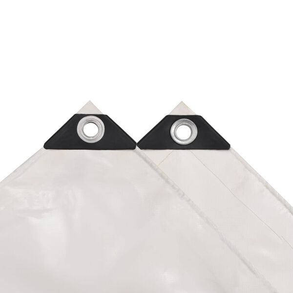 vidaXL Plachta 650 g/m² 3 x 3 m bílá
