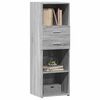 vidaXL Skř&iacute;ň highboard &scaron;ed&aacute; sonoma 40 x 42,5 x 124 cm kompozitn&iacute; dřevo