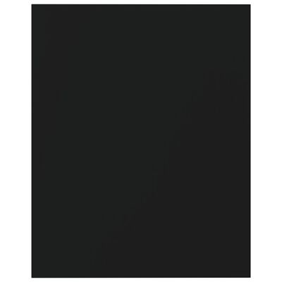 vidaXL Přídavné police 8 ks černé 40 x 50 x 1,5 cm dřevotříska