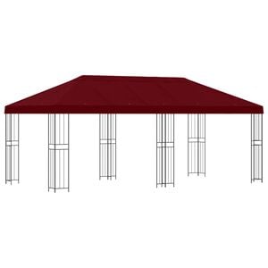 vidaXL Alt&aacute;n s bočn&iacute;mi stěnami 6 x 3 m V&iacute;nov&aacute; Polyester a ocel 190
