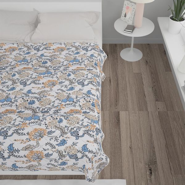 vidaXL Přikr&yacute;vka v&iacute;cebarevn&aacute; 230 x 260 cm pro&scaron;&iacute;van&aacute; ultrasonic textil