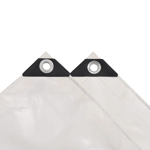 vidaXL Plachta 650 g/m² 2 x 3 m bílá