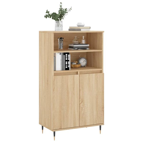 vidaXL Skř&iacute;ň highboard dub sonoma 60 x 36 x 110 cm kompozitn&iacute; dřevo