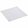 vidaXL Samolepic&iacute; podlahov&aacute; prkna B&iacute;l&aacute; 30,5 x 30,5 cm 20 ks PVC