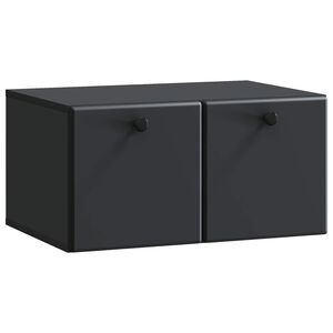 vidaXL N&aacute;stěnn&aacute; TV skř&iacute;ň 59,5 x 41 x 30 cm Čern&aacute; Kompozitn&iacute; dřevo