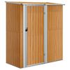 vidaXL Zahradn&iacute; domek 180,5 x 97 x 209,5 cm pozinkovan&aacute; ocel, dřevěn&yacute; vzhled
