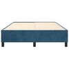 vidaXL R&aacute;m postele s boxspringem tmavě modr&yacute; 140x200 cm samet