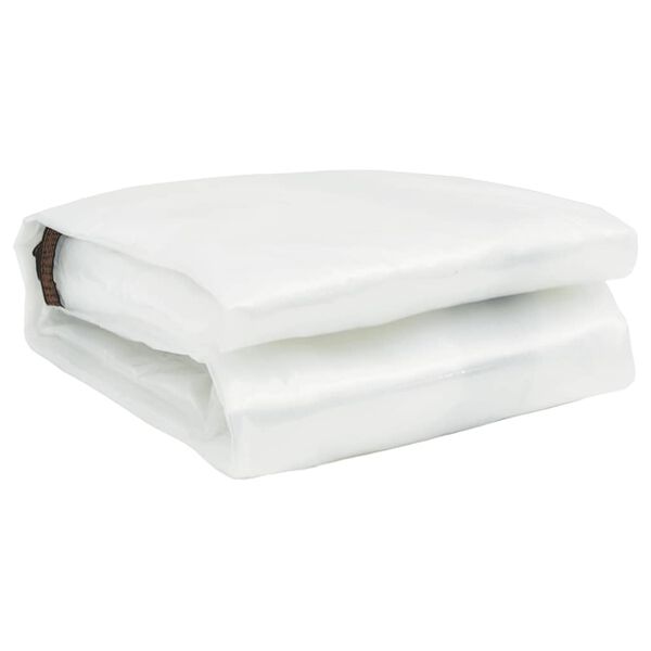 vidaXL Čirá plachta s oky 6x12 m polyethylen