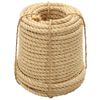 vidaXL Lano 100% sisal 12 mm 100 m