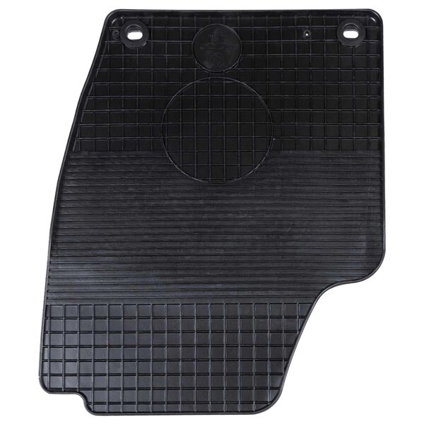 vidaXL Autokoberec 4 pcs Čern&aacute; vhodn&eacute; pro VW POLO 10 / 01-09 NS Guma