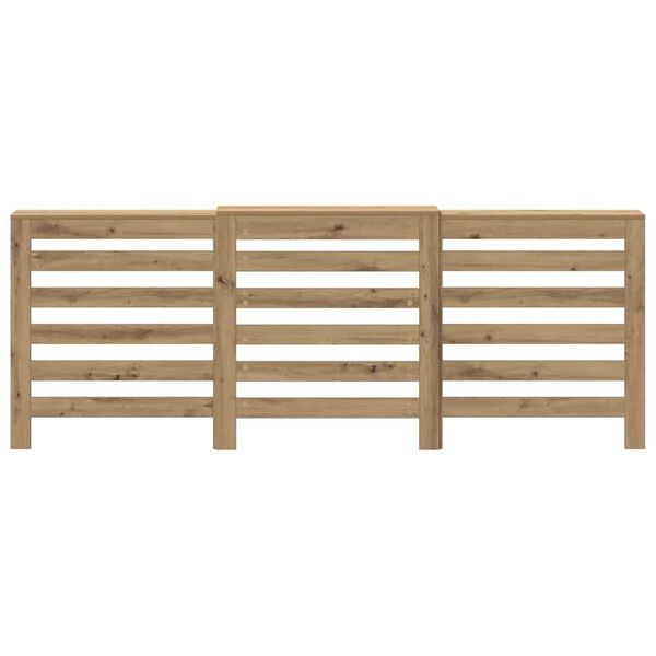 vidaXL Kryt na radi&aacute;tor dub artisan 205x21,5x83,5 cm kompozitn&iacute; dřevo