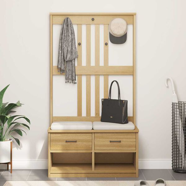 vidaXL Předs&iacute;ňov&yacute; strom SANDNES 87x40x159,5cm Borovicov&yacute; masiv