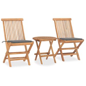 vidaXL 3d&iacute;ln&yacute; skl&aacute;dac&iacute; zahradn&iacute; j&iacute;deln&iacute; set s podu&scaron;kou masivn&iacute; teak