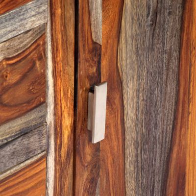 vidaXL Příborník šedý 160 x 40 x 75 cm masivní sheeshamové dřevo