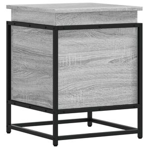 vidaXL &Uacute;ložn&yacute; box s v&iacute;kem &scaron;ed&yacute; sonoma 40x40x51,5 cm kompozitn&iacute; dřevo