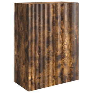 vidaXL N&aacute;stěnn&aacute; skř&iacute;ň 66 x 34,5 x 90 cm Kompozitn&iacute; dřevo Kouřov&yacute; dub