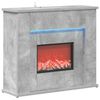 vidaXL Krb s LED p&aacute;skem Betonově &scaron;ed&aacute; 63 x 20 x 54,5 cm