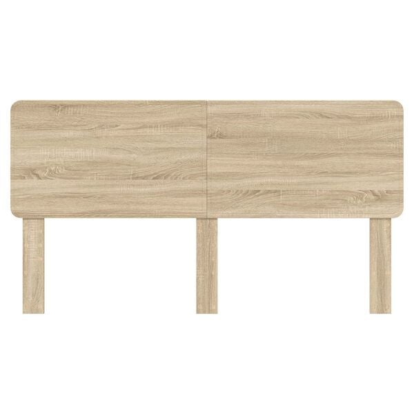 vidaXL Čelo postele s čelo Sonoma dub 200 cm Kompozitn&iacute; dřevo