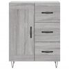 vidaXL Skř&iacute;ň highboard &scaron;ed&aacute; sonoma 69,5 x 34 x 180 cm kompozitn&iacute; dřevo