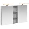 vidaXL Sada koupelnov&yacute;ch skř&iacute;něk s polic&iacute; 3 pcs 100 x 10,5 x 60,5 cm