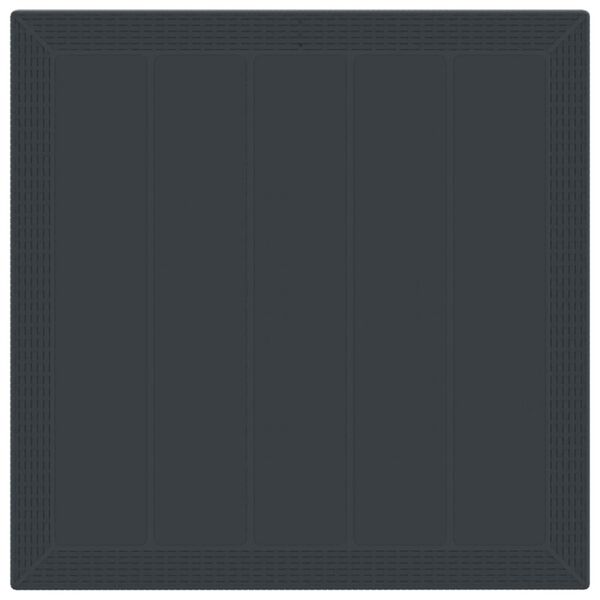 vidaXL Zahradn&iacute; j&iacute;deln&iacute; souprava 5 pcs Antracit Polypropylen