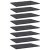 vidaXL Př&iacute;davn&eacute; police 8 ks &scaron;ed&eacute; 60 x 40 x 1,5 cm dřevotř&iacute;ska